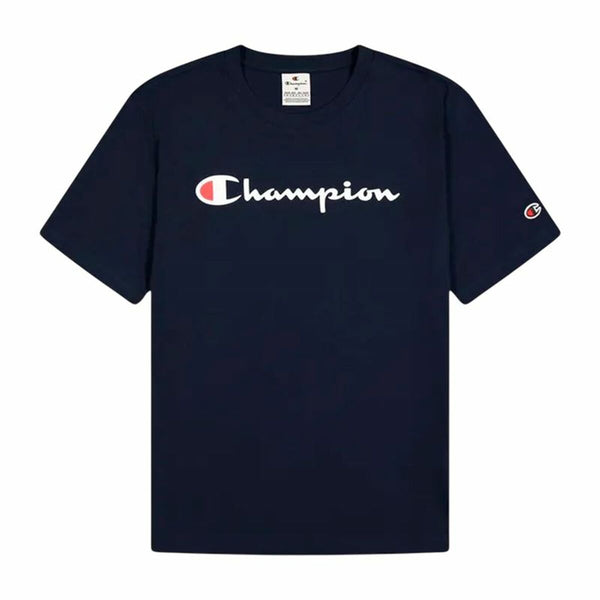 Camisola de Manga Curta Homem Champion Champion Crewneck Azul Marinho