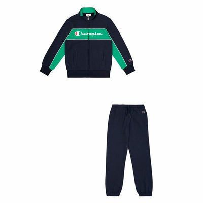 Fato de Treino Infantil Champion Full Zip Suit Azul escuro Azul Marinho