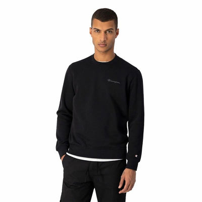 Polar com Capuz Homem Champion Crewneck Branco Preto