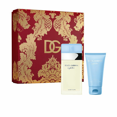 Conjunto de Perfume Mulher Dolce & Gabbana Light Blue Pour Femme 2 Peças