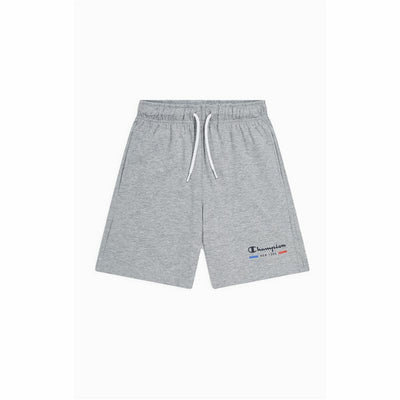 Shorts infantis Champion Logo Cinzento