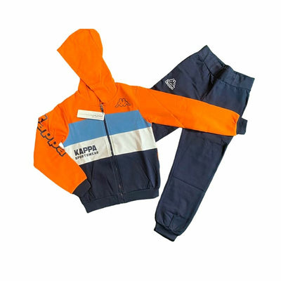Fato de Treino Infantil Kappa 8031T0060 Laranja