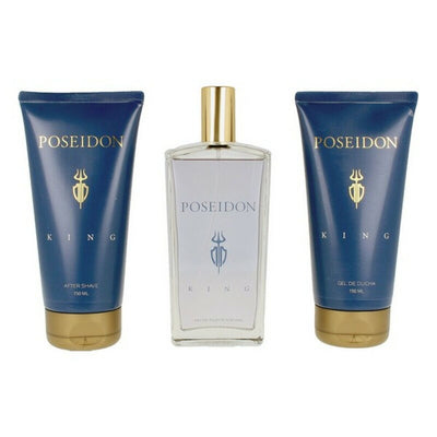 Conjunto de Perfume Homem The King Poseidon EDT (3 pcs) (3 pcs)