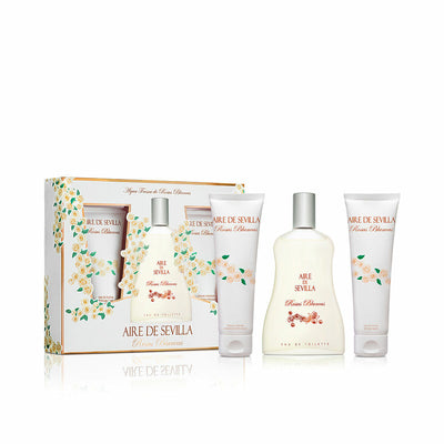 Conjunto de Perfume Mulher Aire Sevilla Rosas Blancas 3 Peças