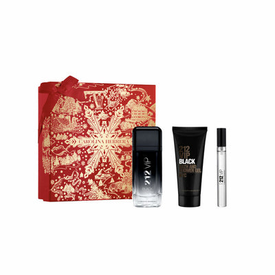 Conjunto de Perfume Mulher Carolina Herrera 212 VIP MEN 3 Peças