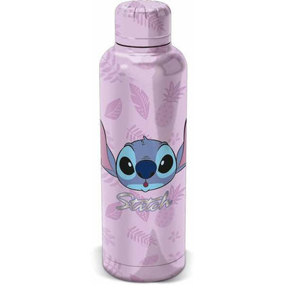 Garrafa Stitch Palms 515 ml Aço inoxidável Polipropileno