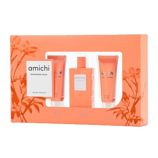 Conjunto de Perfume Mulher Amichi Mandarine Musk 3 Peças