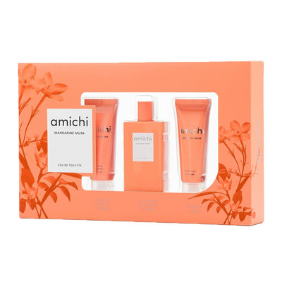 Conjunto de Perfume Mulher Amichi Mandarine Musk 3 Peças