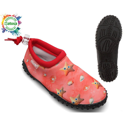 Calçado de Surf Infantil Vermelho Estrela do mar
