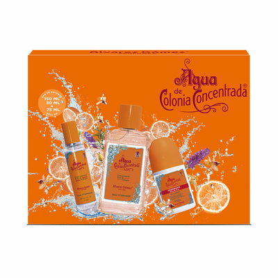 Conjunto de Perfume Unissexo Alvarez Gomez Agua de Colonia Concentrada Eau d'Orange 3 Peças