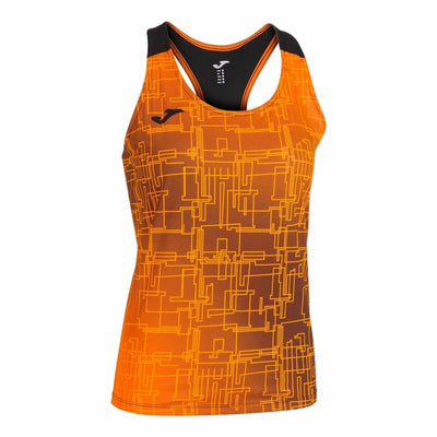 T-Shirt de Alças Mulher Joma Sport Elite VIII Preto Laranja