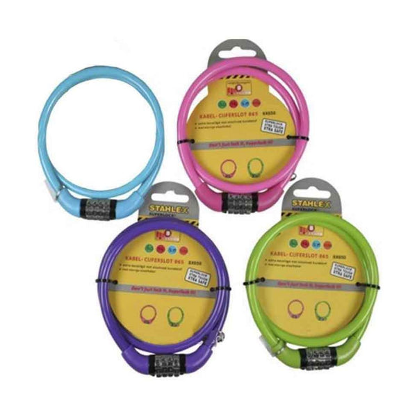 Cadeado com combinação Stahlex Aço Cabo