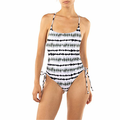 Fato de Banho Mulher Alphaventure Sutare Branco Preto