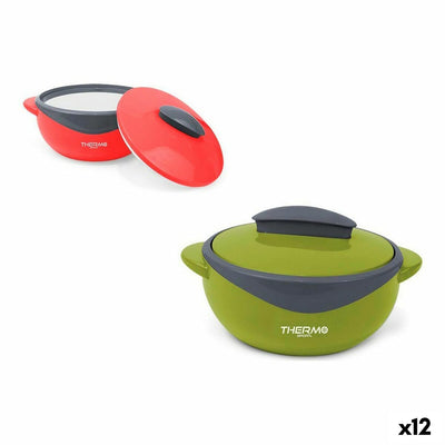 Recipiente Térmico para Alimentos ThermoSport Plástico 1,5 L 25 x 20 x 10,5 cm (12 Unidades) (1500 ml)