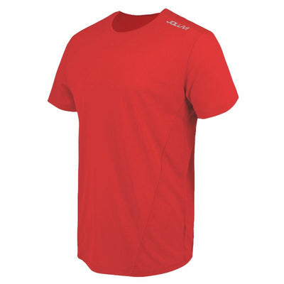 Camisola de Manga Curta Homem Joluvi Runplex Vermelho