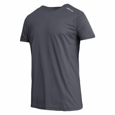 Camisola de Manga Curta Homem Joluvi Runplex M Cinzento claro
