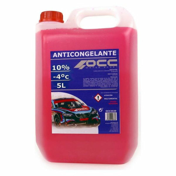 Anticongelante OCC Motorsport OCC3535 10% Cor de Rosa (5 L)