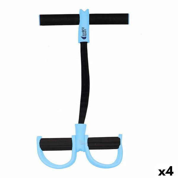 Bandas elásticas de resistência LongFit Sport   De pedal (4 Unidades)