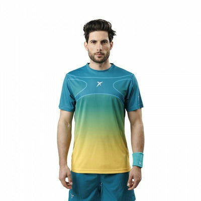 Camisola de Manga Curta Homem Drop Shot Alsai Campa Água-marinha