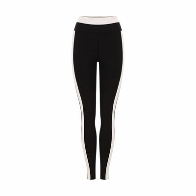Leggings de Desporto de Mulher Black Limba Yinyang Preto