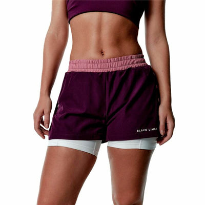 Calções de Desporto para Mulher Black Limba Courtpulse