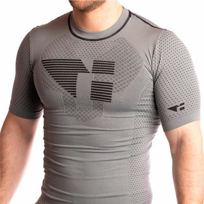 Camisola de Manga Curta Homem Hanker Yod Cinzento
