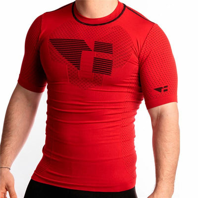 Camisola de Manga Curta Homem Hanker Vermelho