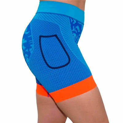 Calções de Desporto para Mulher Hanker Shiwa  Azul