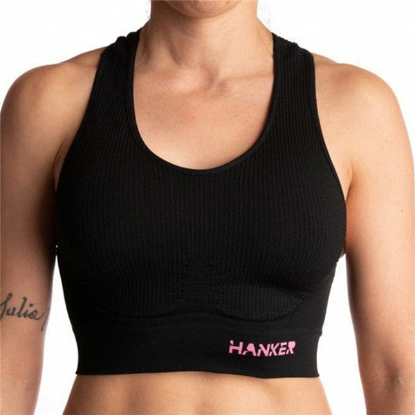 Top Desportivo de Mulher Hanker Cane  Preto Running