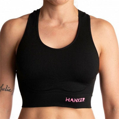 Top Desportivo de Mulher Hanker Cane  Preto Running