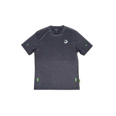 T-Shirt de Desporto de Manga Curta Lok Sports Play Preto Padel