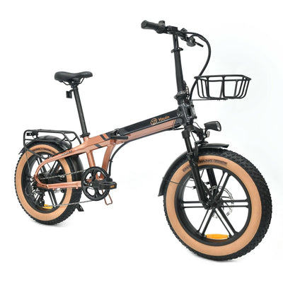 Bicicleta Elétrica Youin BK1650 DALLAS Preto Café 250 W 20