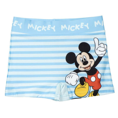 Calções de Banho Boxer para Meninos Mickey Mouse Azul