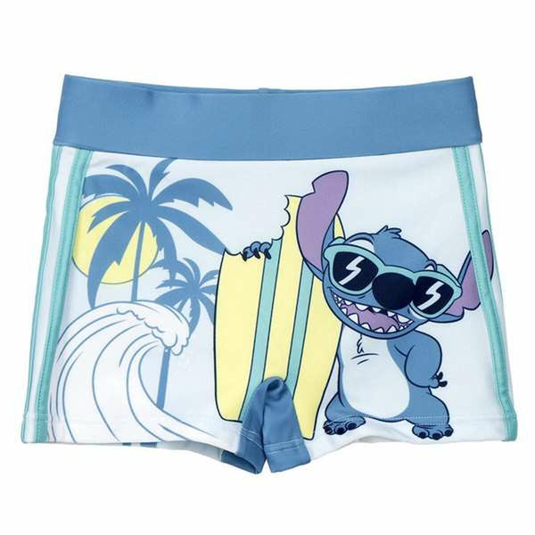 Boxers para menino Stitch Azul