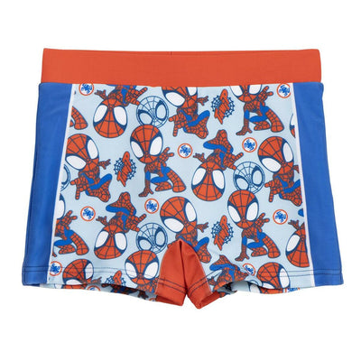 Calções de Banho Boxer para Meninos Spidey Azul