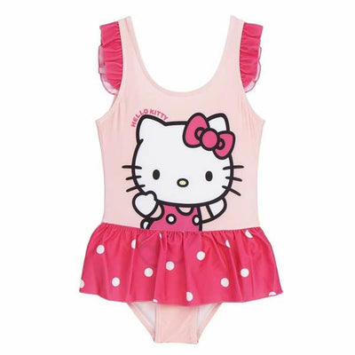 Fato de Banho de Menina Hello Kitty Rosa Claro