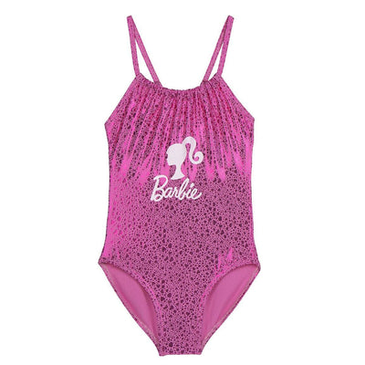 Fato de Banho de Menina Barbie Cor de Rosa
