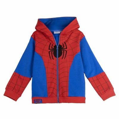 Polar com Capuz Criança Spider-Man Vermelho