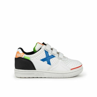 Chuteiras de Futebol de Salão Infantis Munich G-3 Kid Vco Profit Branco