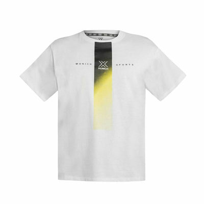 T-Shirt de Desporto de Manga Curta Munich Athletic Challenge Branco
