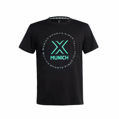 T-Shirt de Desporto de Manga Curta Munich Preto