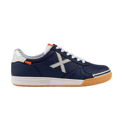Chuteiras de Futebol de Salão para Adultos Munich G-3 432 Azul Marinho