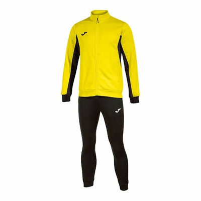 Fato de Treino Infantil Joma Sport Derby Amarelo Preto 2 Peças