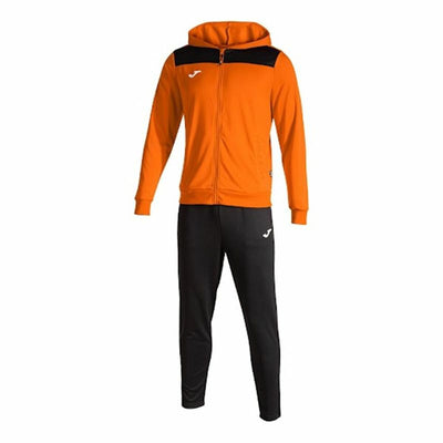 Fato de Treino para Adultos Joma Sport PhoenIX II Preto Infantil Homem 2 Peças