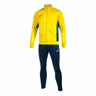Fato de Treino para Adultos Joma Sport Danubio II Amarelo Infantil Homem 2 Peças