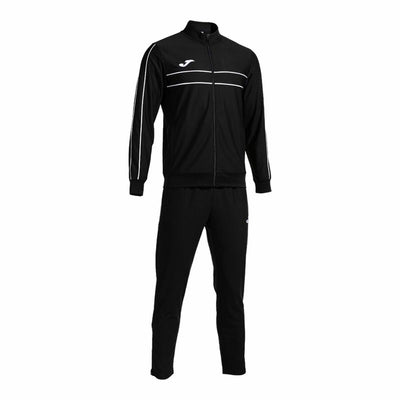 Fato de Treino para Adultos Joma Sport Victory Preto Infantil Homem 2 Peças
