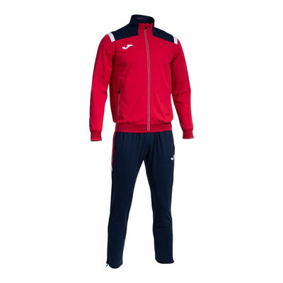 Fato de Treino para Adultos Joma Sport Toledo Vermelho Azul Marinho Homem 2 Peças