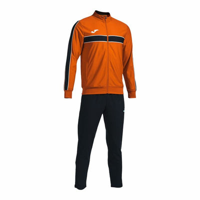 Fato de Treino para Adultos Joma Sport Victory Preto Infantil Homem 2 Peças