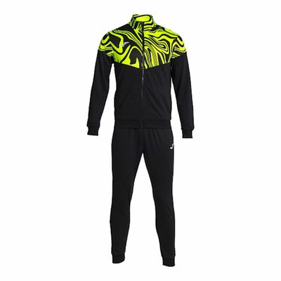 Fato de Treino Infantil Joma Sport Lion II Amarelo Preto 2 Peças