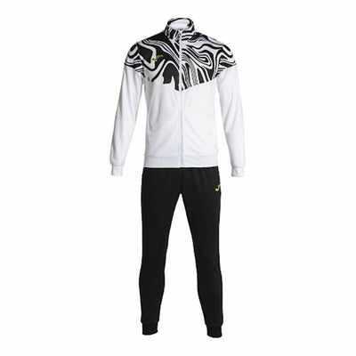 Fato de Treino para Adultos Joma Sport Lion II Preto Infantil Homem 2 Peças